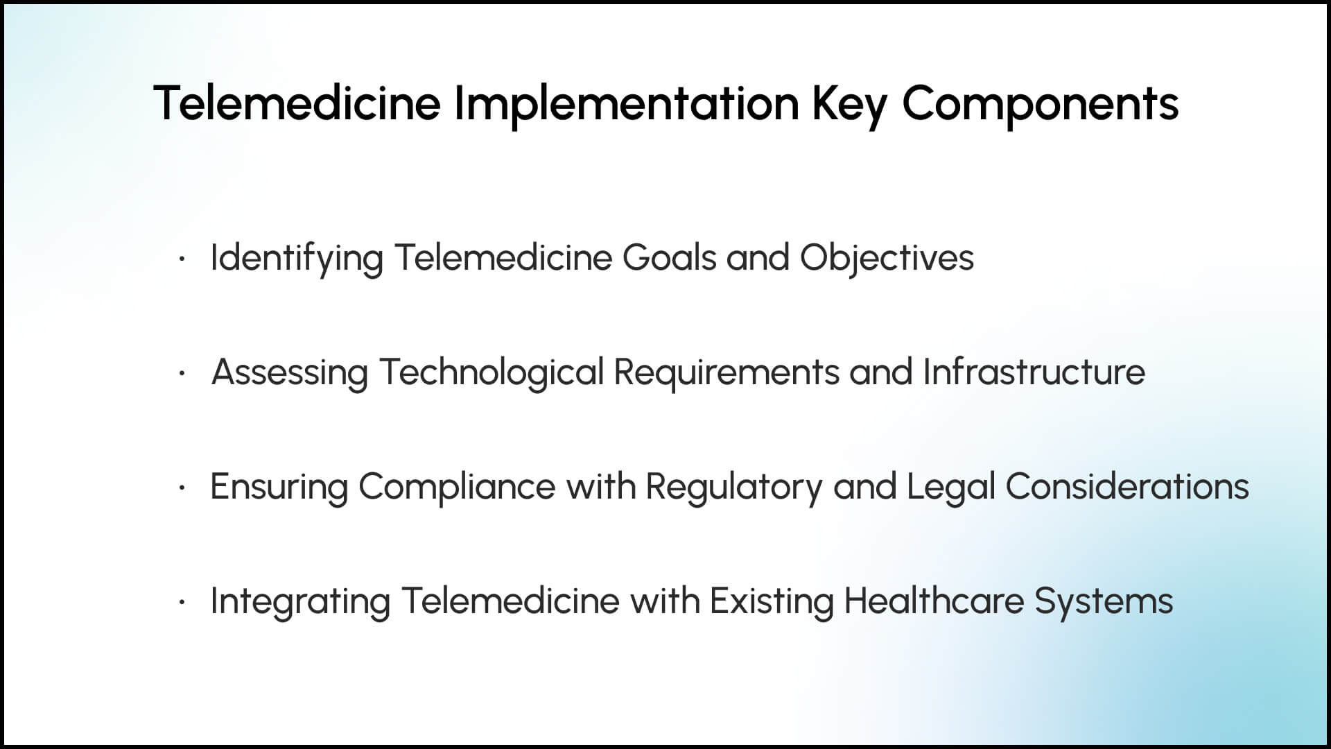 telemedicine-implementation-key-components